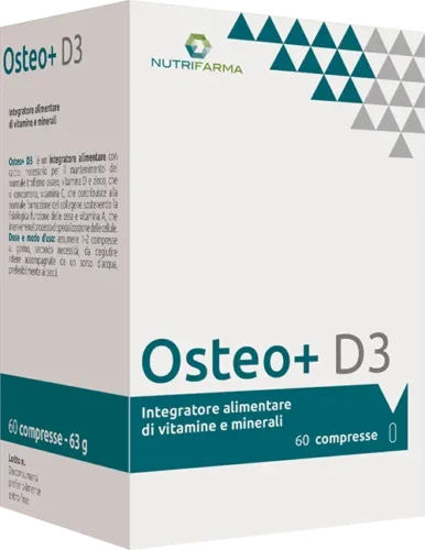 Источник кальция, цинка, витаминов Д3, А, С Остео+ Д3